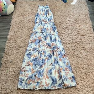 Floral dress. Blue and pink. Brand new. Size small